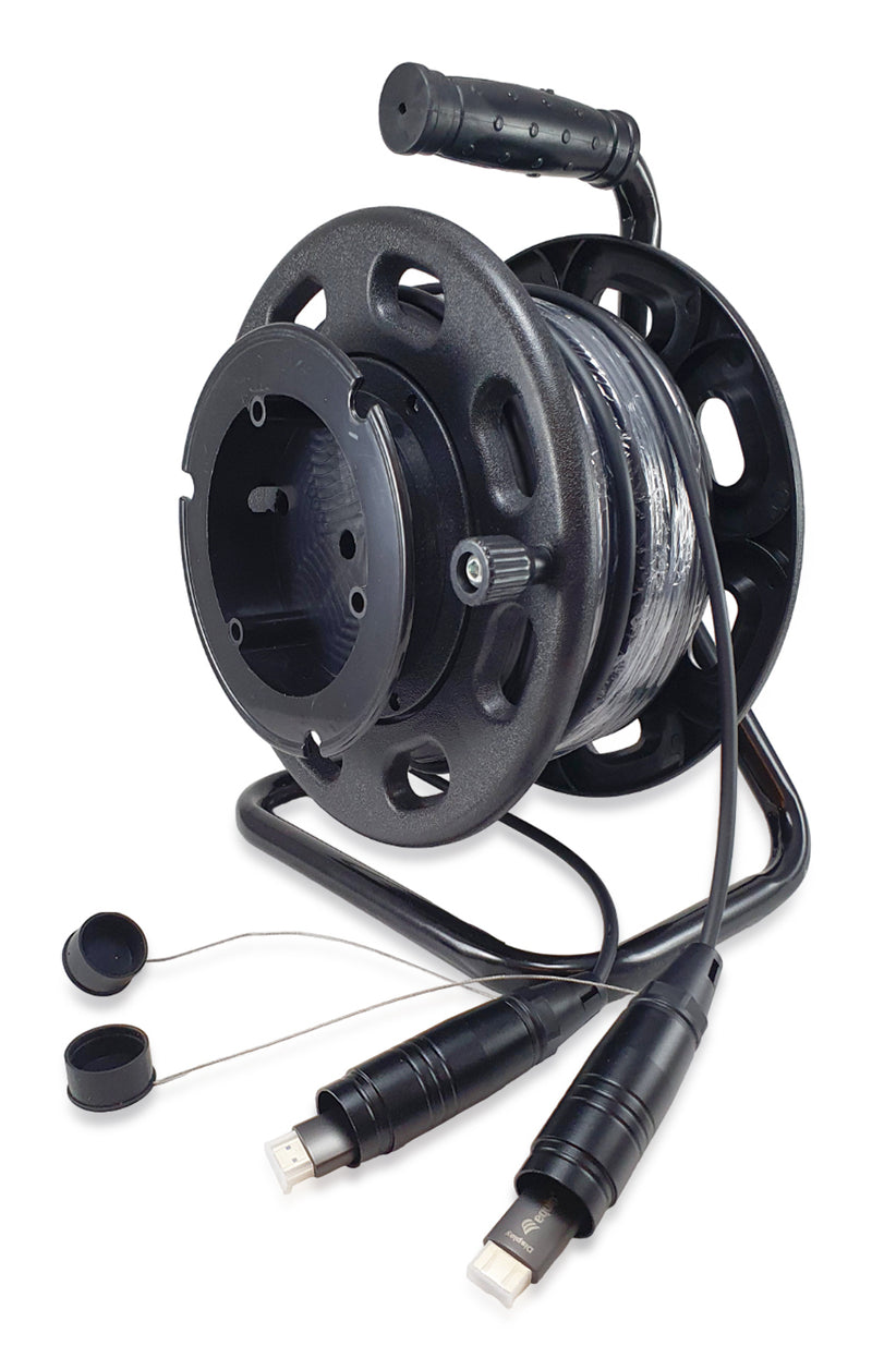 Equip 119423 HDMI 2.1 Active Optical Shielded Cable, 100m, 8K/60Hz, 4K/120Hz, 48Gbps