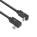 ACT Câble USB 3.0 10 Gbit/s 60 W USB Type-C (coudé vers la gauche/droite) vers USB Type-C (coudé vers le haut/bas), 1 mètre