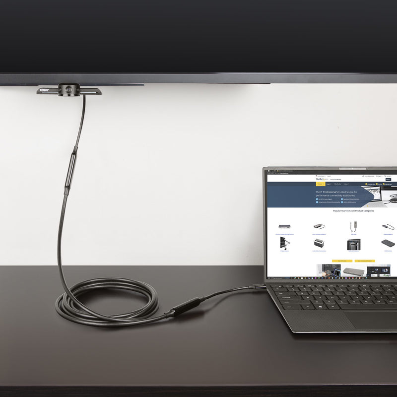 StarTech.com Câble USB-C Actif de 3m, USB 10Gbps, 60W (3A) Power Delivery, 8K 60Hz/4K 144Hz DP Alt Mode, Long Cordon USB C - Compatible Thunderbolt