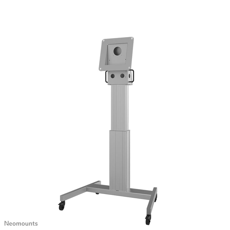 Neomounts NM-HUB2LIFTSILVER Gemotoriseerde schermwagen voor schermen tot 50"