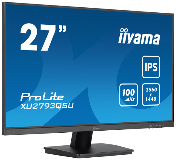 iiyama ProLite XU2793QSU-B7 LED display 68.6 cm (27") 2560 x 1440 pixels Quad HD Black