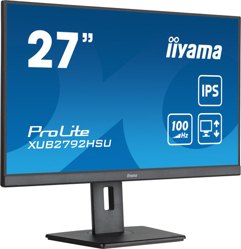 iiyama XUB2792HSU-B6 platte pc-monitor 68,6 cm (27") 1920 x 1080 Pixels Full HD LED Zwart