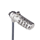 StarTech.com Antivol pour Ordinateur Portable Compatible Slot Noble Wedge ®, Câble de Verrouillage de 1,5m, Sécurité Antivol pour PC Portable, Câble en Acier Résistant aux Coupures, Combo Lock