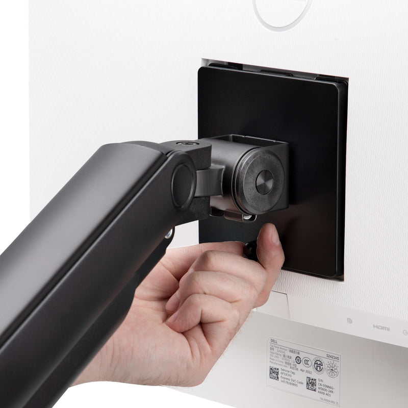 StarTech.com Support de Bureau pour Écrans Incurvés Jusqu'à 49 Pouces 32:9 Ultrawide, Bras à Ressort Mécanique pour Moniteur, Pince en C/Oeillet, Réglage Sans Outil, Max 20kg