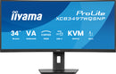 iiyama ProLite XCB3497WQSNP-B1 écran plat de PC 86,4 cm (34") 3440 x 1440 pixels UltraWide Quad HD LED Noir