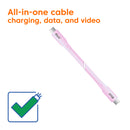 CLUB3D CAC-3002 câble USB USB4 Gen 2x2 2 m USB C Rose