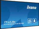iiyama LH5060UHS-B1AG 49,5" (125,7 cm) Digitaal A-kaart Dynamisch display LED Wifi 500 cd/m² 4K Ultra HD Zwart Geïntegreerde processor Android 11 24/7