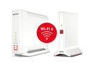Mesh Set FRITZ! 4060 + 3000 AX INT Tri-bande (2,4 GHz / 5 GHz / 5 GHz) Wi-Fi 6 (802.11ax) Blanc 4x4