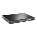 TP-Link JetStream TL-SG3428XMP Managed L2+ Gigabit Ethernet (10/100/1000) Network Switch, Ethernet Connection, Supports Power over Ethernet (PoE), 1U, Black