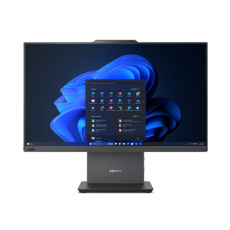 Lenovo ThinkCentre neo 50a 24 Gen 5 Intel® Core™ i5 i5-13420H 60,5 cm (23.8") 1920 x 1080 pixels Écran tactile PC All-in-One 8 Go DDR5-SDRAM 256 Go SSD Windows 11 Pro Wi-Fi 6 (802.11ax) Gris