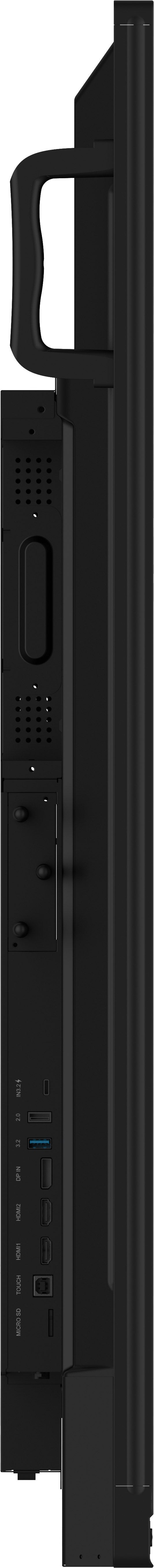 iiyama TE6513A-B1AG Dynamisch display Interactief flatpanel 163,8 cm (64,5") Wifi 500 cd/m² 4K Ultra HD Zwart Touchscreen Geïntegreerd Processor Android 18/7