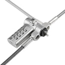 StarTech.com Antivol Universel pour Ordinateur Portable de 2m, Câble de Sécurité Sérialisé pour Ordinateur Portable, Compatible avec Noble Wedge®/Nano/K-Slot, Serrure Universelle, Câble à Combinaison Sans Clé, TAA