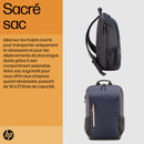 HP Sac à dos pour ordinateur portable 15,6 pouces Travel 18 litres (bleu nuit)