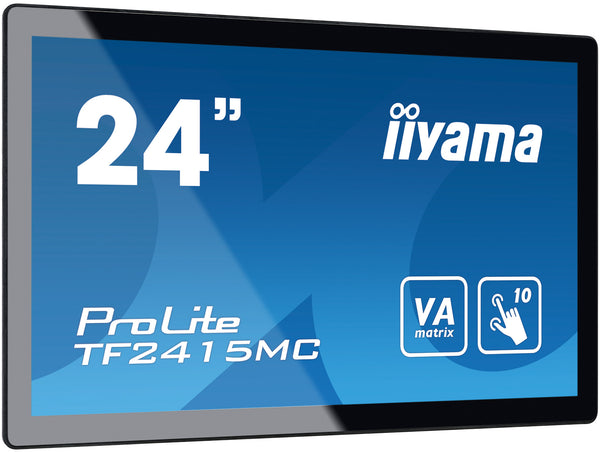 iiyama ProLite TF2415MC-B2 23,8" (60,5 cm) PC-flatpanelmonitor, 1920 x 1080 pixels Full HD LED-touchscreen, geschikt voor meerdere gebruikers, zwart