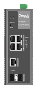 TP-Link IES206GPP commutateur réseau Géré Gigabit Ethernet (10/100/1000) Connexion Ethernet, supportant l'alimentation via ce port (PoE) Noir