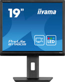 iiyama ProLite B1980S-B1 48,3 cm (19") PC flatscreen monitor, 1280 x 1024 pixels, VGA, LED, Zwart