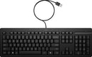 HP 125 Wired Keyboard (Bulk) clavier Bureau USB Noir