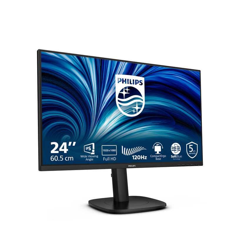 Philips 3000 series 24B2N3200J/00 écran plat de PC 60,5 cm (23.8") 1920 x 1080 pixels Full HD LCD Noir