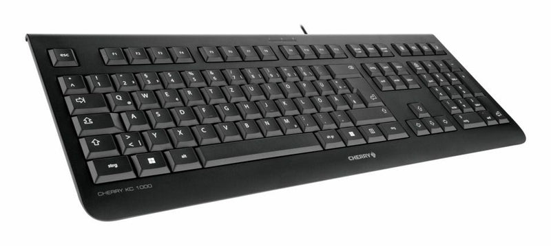 CHERRY KC 1000 clavier Universel USB AZERTY Belge Noir