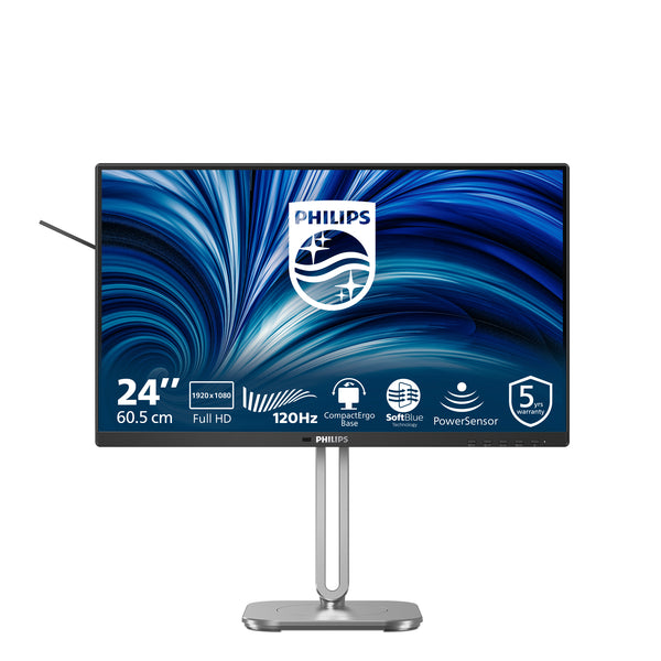 Philips 4000-serie 24B2N4200/00 plat pc-scherm 60,5 cm (23,8") 1920 x 1080 pixels Full HD LCD Grijs