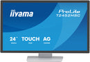 iiyama ProLite T2452MSC-W1AG écran plat de PC 60,5 cm (23.8") 1920 x 1080 pixels Full HD LED Écran tactile Blanc
