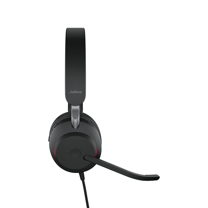 Jabra Evolve2 40 SE Casque Avec fil Arceau Appels/Musique USB Type-C Noir