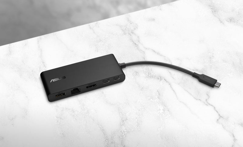 ASUS Dual 4K USB-C Dock DC201 Avec fil USB 3.2 Gen 2 (3.1 Gen 2) Type-C Noir