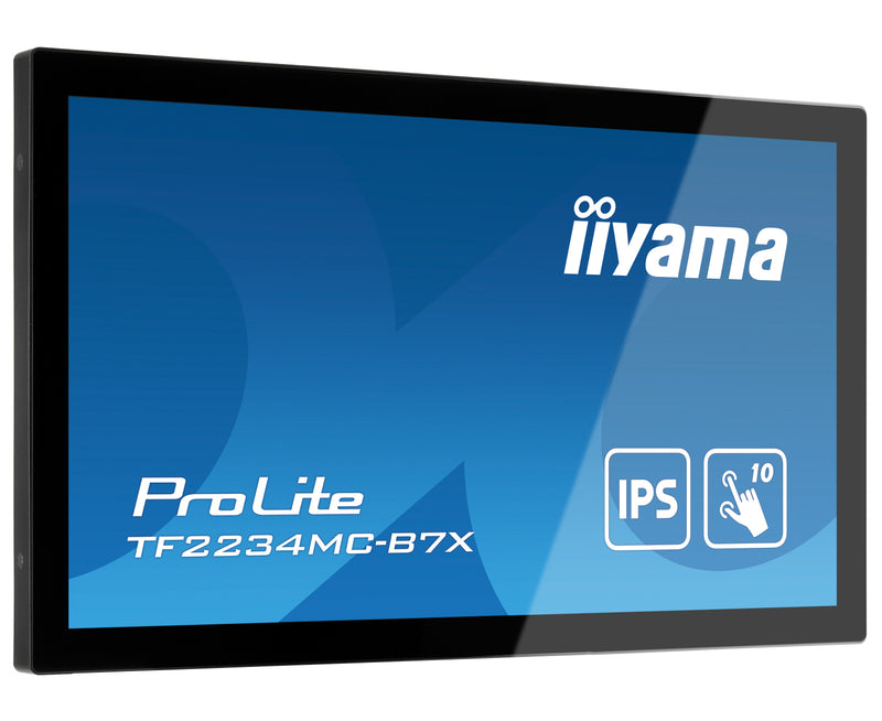 iiyama ProLite TF2234MC-B7X platte pc-monitor 54,6 cm (21.5") 1920 x 1080 Pixels Full HD LED-touchscreen Multi-user Zwart