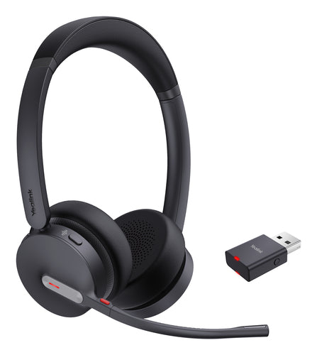 Yealink WH64 Hybrid Dual UC Casque Sans fil Arceau Bureau/Centre d'appels Micro-USB Bluetooth Noir