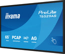 iiyama T6529AS-B1AG Dynamisch display Interactief flatpanel 163,8 cm (64,5") LED Wifi 500 cd/m² 4K Ultra HD Zwart Touchscreen Geïntegreerd Processor Android 24/7