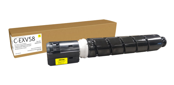 Toner remanufacturé Jaune Everyday™ de Xerox compatible avec Canon C-EXV58 (3766C002AA), Capacité standard