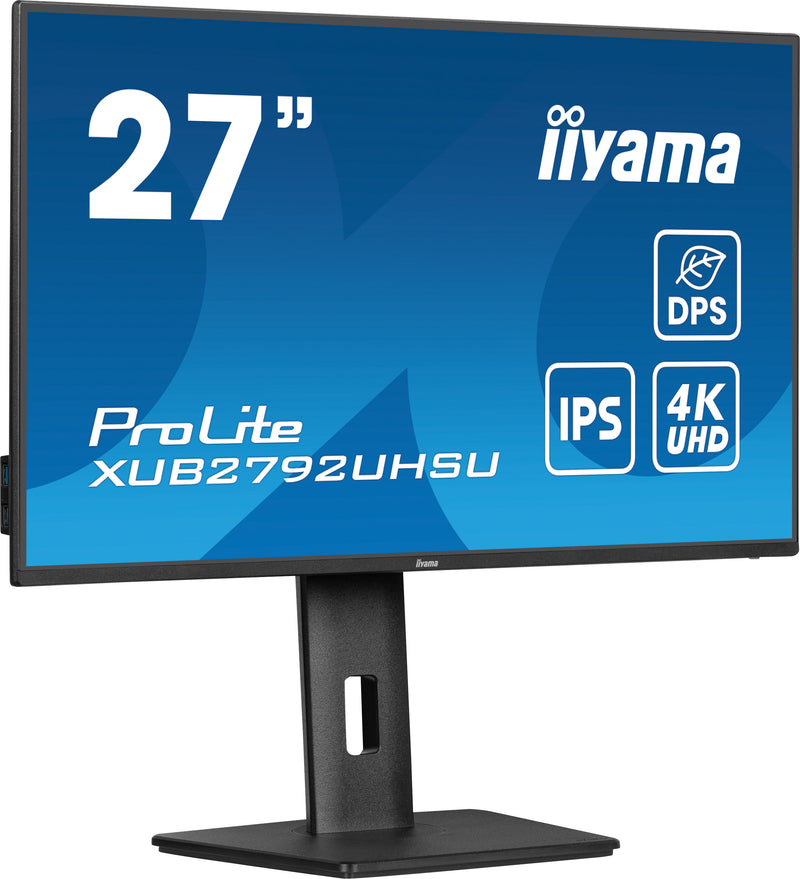 iiyama ProLite XUB2792UHSU-B6 écran plat de PC 68,6 cm (27") 3840 x 2160 pixels 4K Ultra HD LED Noir