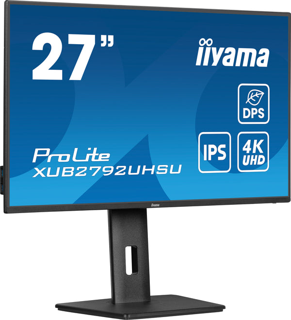 iiyama ProLite XUB2792UHSU-B6 27" (68.6 cm) PC Flat Panel Monitor, 3840 x 2160 pixels, 4K Ultra HD LED, Black