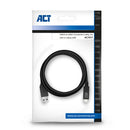 ACT AC7417 câble USB USB 3.2 Gen 1 (3.1 Gen 1) 2 m USB C USB A Noir