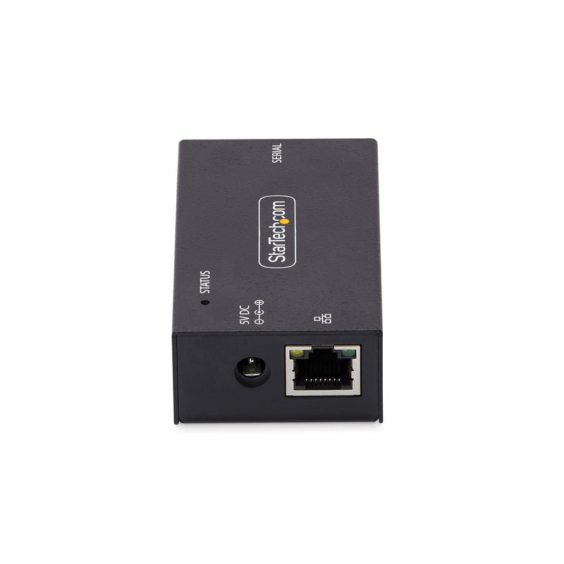 StarTech.com Adaptateur Série vers Ethernet à 1 Port, Serveur de Périphériques Série IP pour Périphériques RS232 Distants, Montage Mural/sur Rail DIN, Boîtier Métallique, Convertisseur Série RJ45 LAN vers DB9, TAA
