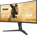 iiyama G-MASTER GCB3486WQSCP-B1 écran plat de PC 86,4 cm (34") 3440 x 1440 pixels UltraWide Quad HD Noir