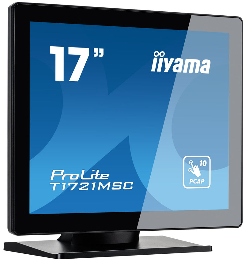 iiyama ProLite T1721MSC-B2 43,2 cm (17") 1280 x 1024 pixels SXGA LED touchscreen PC flat panel monitor, zwart
