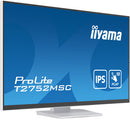 iiyama ProLite T2752MSC-W1 27" (68,6 cm) PC-flatscreenmonitor, 1920 x 1080 pixels Full HD LED-touchscreen, wit