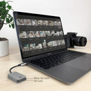 ACT USB-C kaartlezer voor SD en micro SD, SD 4.0 UHS-II